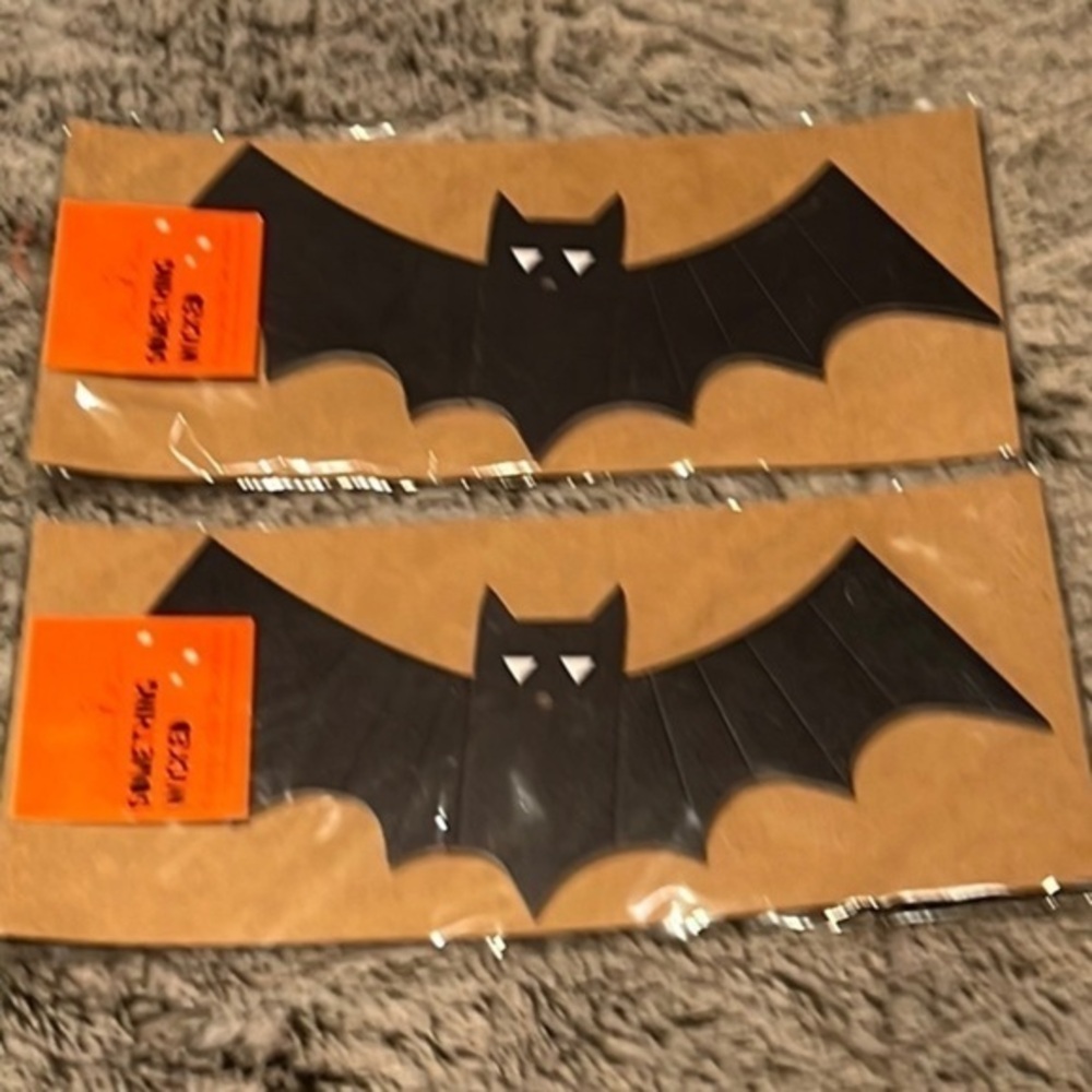 𝅺2 Sets of Bootique Black Paper Bats